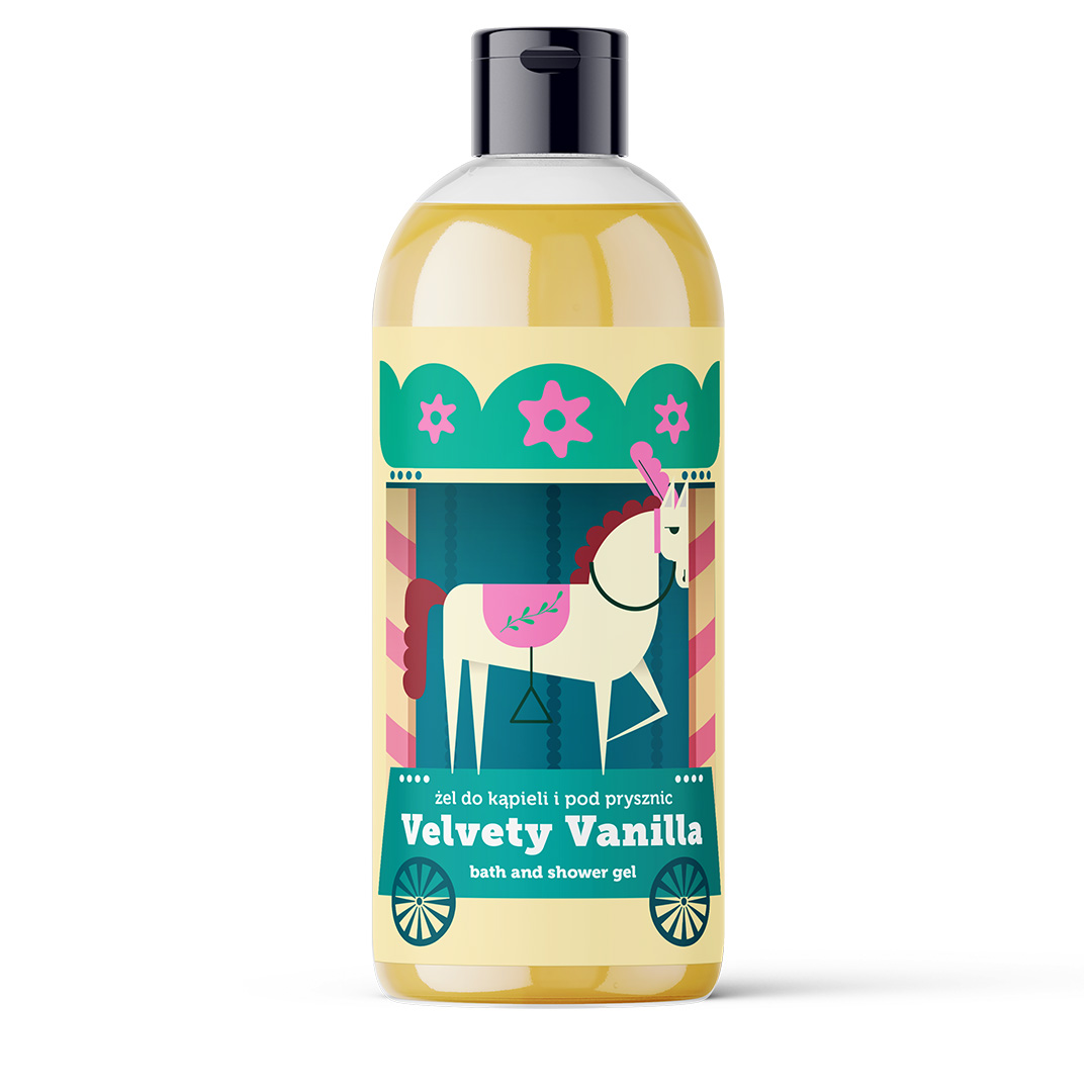 Velvety Vanilla żel do kąpieli i pod prysznic, 500 ml